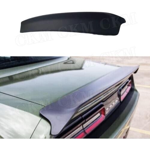Carbon fiber Material Rear Boot Spoiler ABS Unpainted Lip Wings for Dodge Challenger SPT D Style 2015 2016 2017 2018