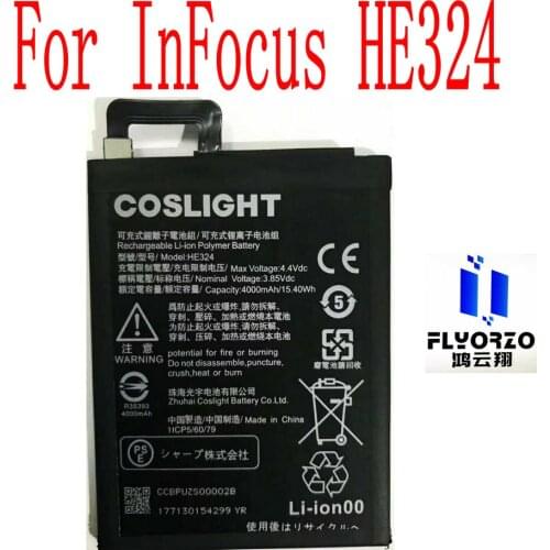 100% New High Quality 4000mAh HE324 Battery For InFocus HE324 Mobile Phone