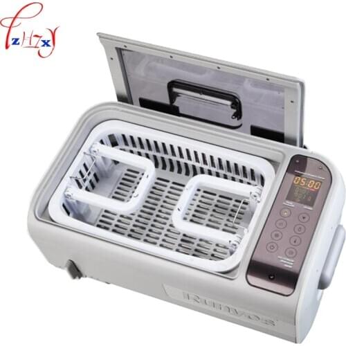 220V 300W 1PC Household desktop ultrasonic cleaning machine 6L jewel false teeth ultrasonic cleaning machine