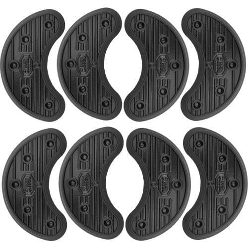 4 Pairs of Rubber Shoes Boots Nonslip Sole Heel Repair Pad Guard Plate Tap Mat,Anti-slip