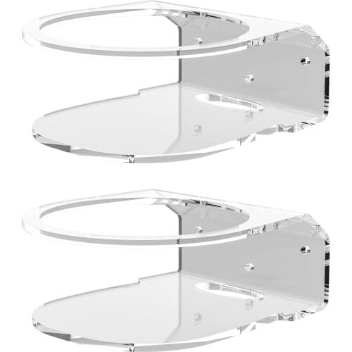 2 Pack Acrylic Wall Mount Bracket Compatible with Meshforce M7 Tri-Band, Transparent