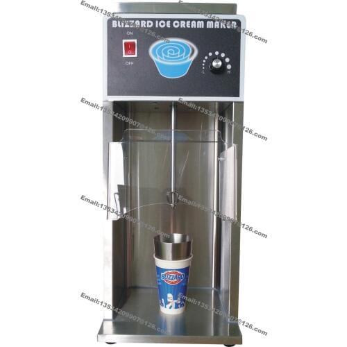 Free Shipping Stepless Speed 0-7500rpm Commercial Soft Icecream Blizzard Machine Maker Shaker Mixer Blender