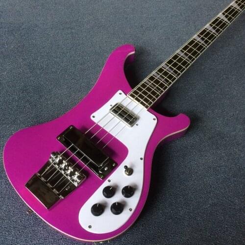 Free delivery, rosewood fingerboard Electric guitar, 4-string electric bass guitar in Purple, high quality electric guitar
