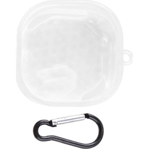 Transparent TPU Case Cover Compatible with-SoundPEATS Trueair2 + Earphone Case with Keychain Protective Dustproof