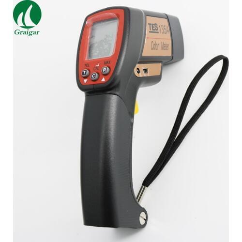 TES-135A Color Meter Color Analyze Illuminant White LED Lamp Display Triple 4 digit LCD display