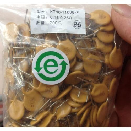 Original new 100% import thermistor KT60F-1100B 60V 1.1A self recovery fuse KT60-1100B