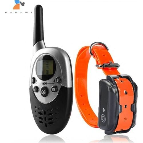 Anti-bark Dog Training Collar Waterproof Rechargeable Vibration Electric Shock Beep Pet Remote Control Training E-collar Newest