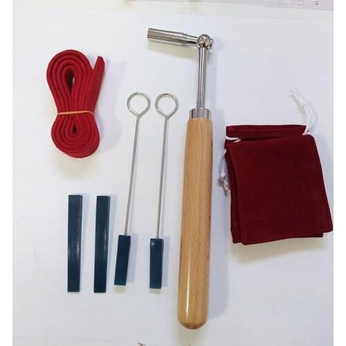 Professional Piano Tuning Kit Tuner Tools Set Piano Tuning Tool Fixed Tuning Wrench 7pcs