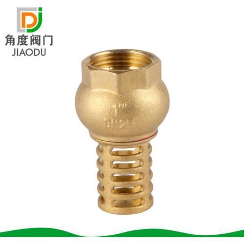 Manufacturers supply Yuhuan straight supply 58-3a brass thread thread bottom valve brass pump valve