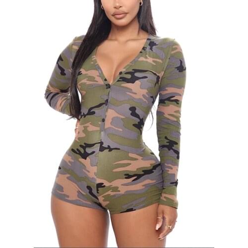 Christmas Women Sexy Onesis Sleepwear Clothing Slim Playsuit One-piece Suit Nightwear Homewear for Female Ladies Autumn 2020 New