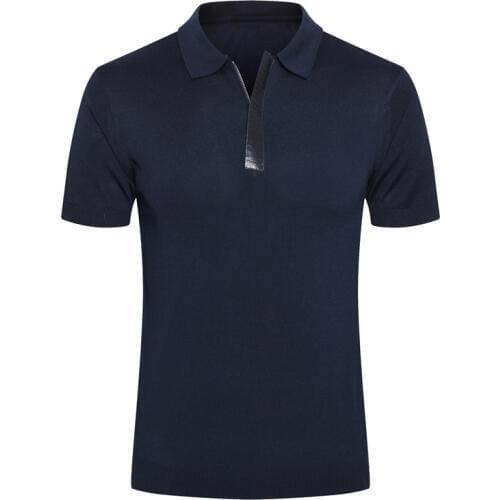 Billionaire Polo shirt mens silk Snake skin 2019 summer new Business Casual zippers high quality embriodery M-5XL free shipping