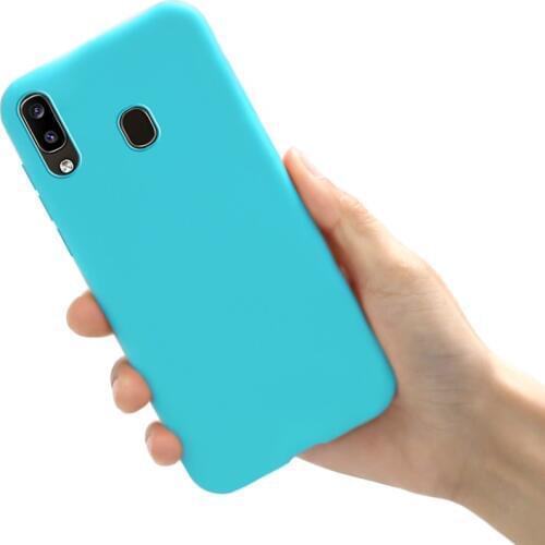 Candy Color Silicone Case For Samsung Galaxy A30 2019 A 30 A305 A305F Soft TPU Phone Case Back Cover For Samsung A30 SM-A305F