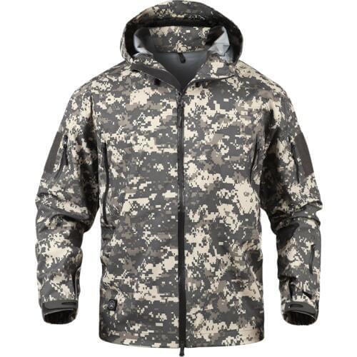 Windbreaker Coat Winter Uniform Warm Clothes Tactical Rain Jackets Waterproof Camouflage cloths