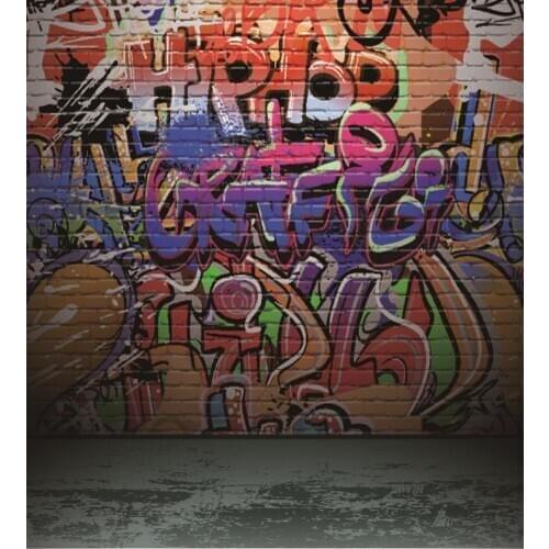 VinylBDS Photography Backdrops Graffiti Wall Photo Background Colorful Letters Studio Backdrop For Children