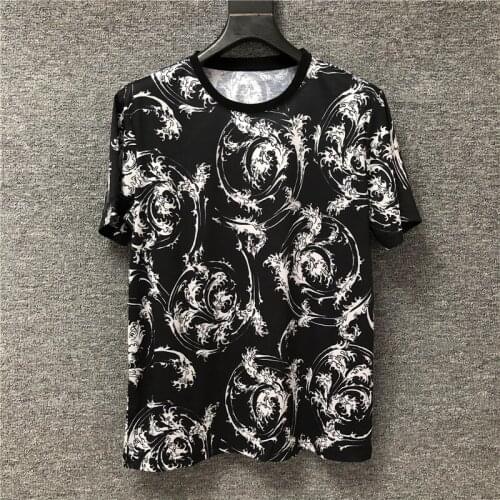 2021 Summer Men/Women High quality cotton retro print Tee Tops Hot Fashion casual comfort T-Shirts B907