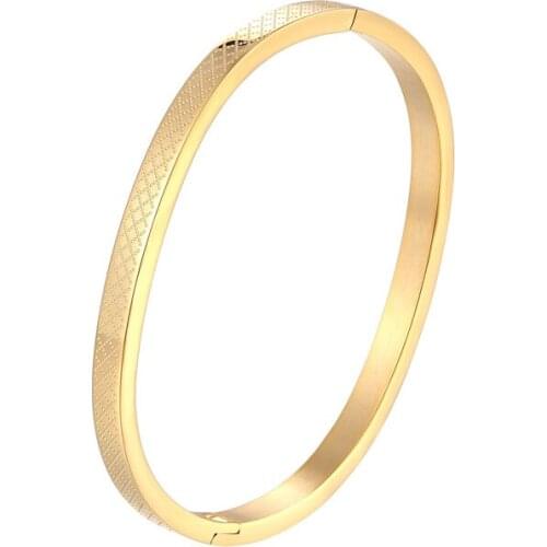 5cm Diameter Kids Bangle Cross Grid Shape Bracelets & Bangle Stainless Steel High Quality Jewelry Gifts Child Bangle Wholesal