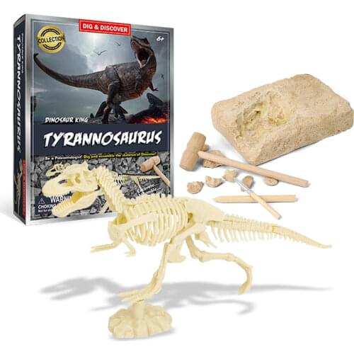 Byncceh Educational Dinosaur Fossil Excavation Toys Archaeological Dig Toy DIY Assembly Model Toys for Children Kids Gifts Toy