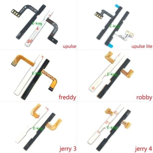 For Wiko Jerry 3 4 Freddy Robby Upulse Lite Power On Off Volume Up Down Switch Side Button Key Flex Cable Replacement Parts