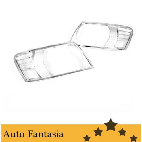 Auto Chrome Parts Chrome Head Light Cover for Pajero / Montero 00-06-Free Shipping
