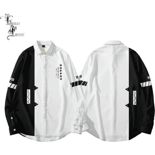 Kantai Collection Hoppou 3D Printing Unisex Shirt Women/Men Casual Long Sleeve Cool Loose Button Streetwear Overclothes