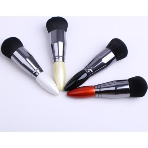 1PCS Wood Makeup Brushes Synthetic Hair Powder Foundation Eye Shadow Eyebrow Brush Set Cosmetic Beauty For Lady Kit Fluffy Face