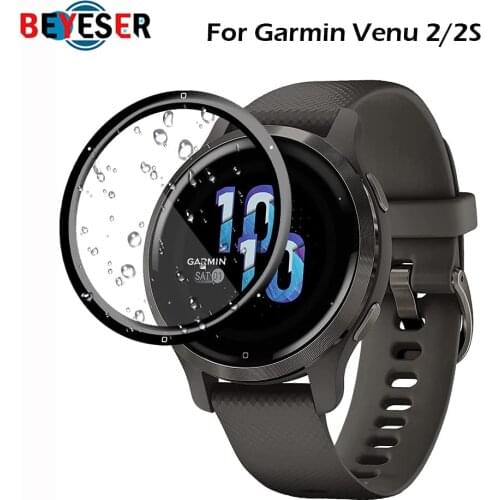 3D Edge Soft Protective Film Cover Protection For Garmin Venu 2/2S Watch Venu2 Smartwatch Full Screen Protector Cover Protection