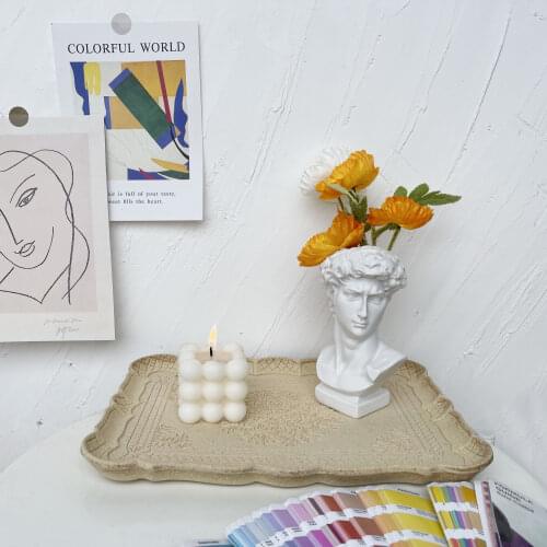 NEW Rectangular carving vintage wooden raw material Decorative Trays Jewelry Pallet Dish Dessert Perfume Home Bowls Storage