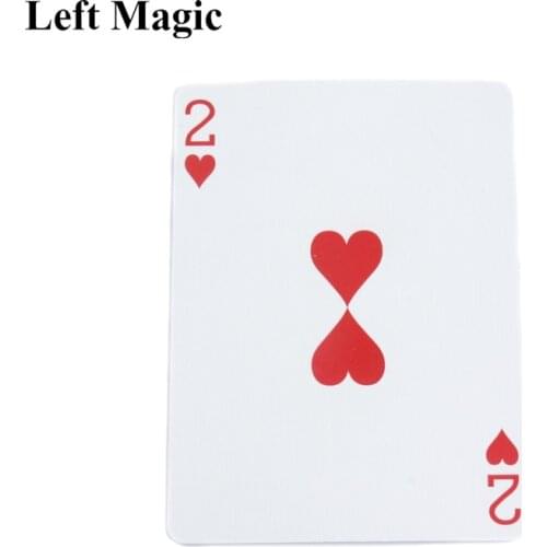 1 Pcs Original Special Playing Card Poker Magic Tricks Moving Heart 2 Close Up Stage Props Illusion Accessary Magician