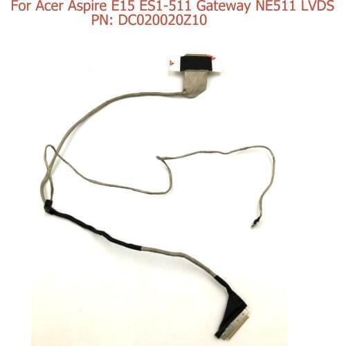 Genuine Z5W1M Laptop Screen Video Flex Cable For ACER Aspire E15 ES1-511 Gateway NE511 Z5W1M Lvds LCD LED cable P/N DC020020Z10