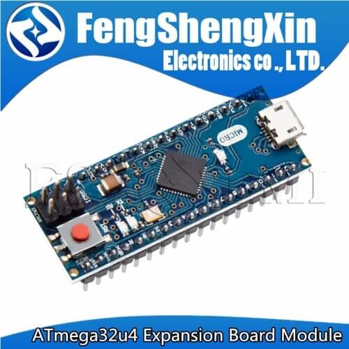 Micro ATmega32u4 5V 16MHZ Microcontroller Expansion Board Module Compatible For Arduino Mirco Replace Pro Mini With USB Cable