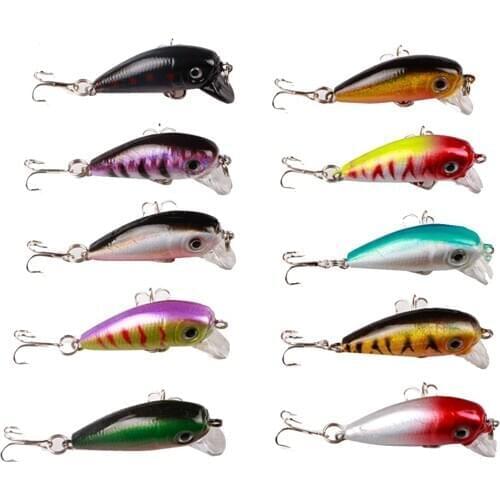 Promo 10 Fishing Hard Lure Baits Lot18 4cm 3g/1.6in 0.1oz