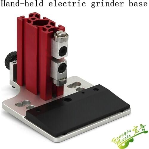 Guitar handheld electric grinder base cutting hole electric grinder auxiliary frame mold woodworking tools for guitar DIY