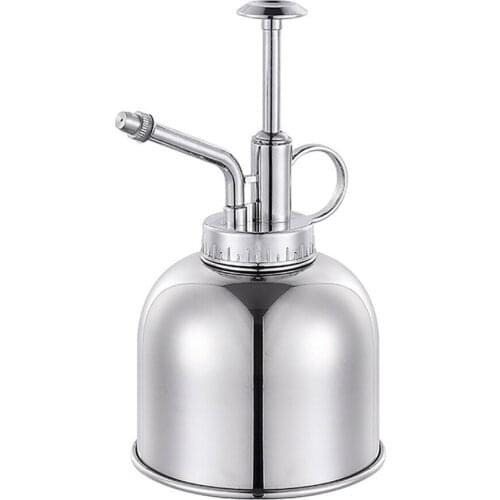 Garden Supplies Watering Pot Hand Pressure Stainless Steel Portable 300ML Sprayer
