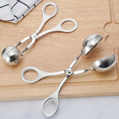 DIY Fish Meat Rice Ball Maker Meatball Mold Tools Kitchen Convenient Meatball Maker 304 Stainless Steel Stuffed Meatball Clip