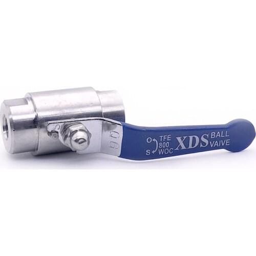1/2" BSPP Female High Pressure Ball Valve 304 Stainless Steel 2230 PSI For Air Source