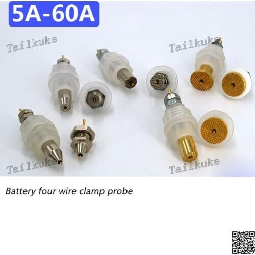 Battery Compartment Cabinet 18650 Test Stand Probe Battery Tester Test Probe Internal Resistance Tester Accessories