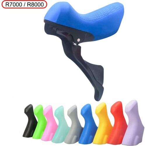 Compatible Covers for Shimano ST-R7000/R8000 Road Bike Shifters Silicone Sleeve 105 Manual Transmission Protector