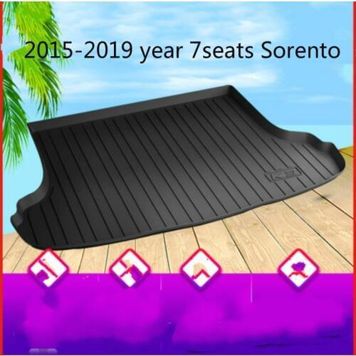 Special No Odor High Side Boot Mat Waterproof Car Trunk Mats for Kia K3S K4 KX3 KX5 NIRO Sportage Borrego Sorento 5 and 7 Seats