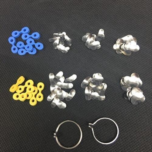 100Pcs Dental Matrix Sectional Contoured Metal Matrices No.1.398 Dental Supplies Dentist Tools