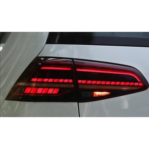 Osmrk Led brake light driving light rear bumper light tail lamp assembly for Volkswagen golf 7.5