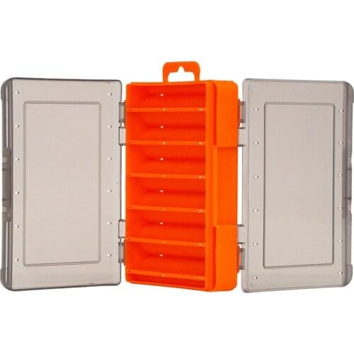 Convenient Sided Fishing Tackle Box Compartments Bait Lure Hook Storage Box Fishing Accessories Plastic Storage Case