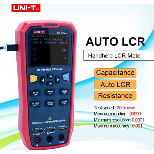 UNI-T UT622E/C/A handheld LCR Meter high-precision industrial component parameter inductance resistance capacitance tester
