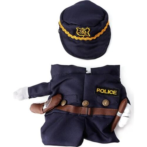Funny Pet Costume Dog Cat Costume Clothes Dress Apparel Doctor Policeman Cowboy New