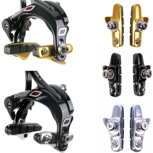 1 Pair Road Cycling Bike C Caliper Brake Holder Shoe Bike Brake Rubber Pad Block Bicycle Accessories