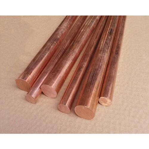 1pcs Pure Copper Bar Solid T2 red copper bar pure copper bar Copper Rod