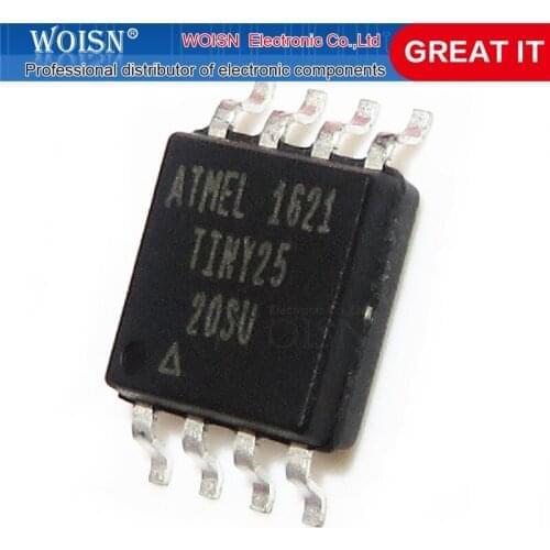 2pcs/lot ATTINY25-20SU ATTINY25-20 ATTINY25 ATTINY25-15SU ATTINY25 SOP-8 In Stock
