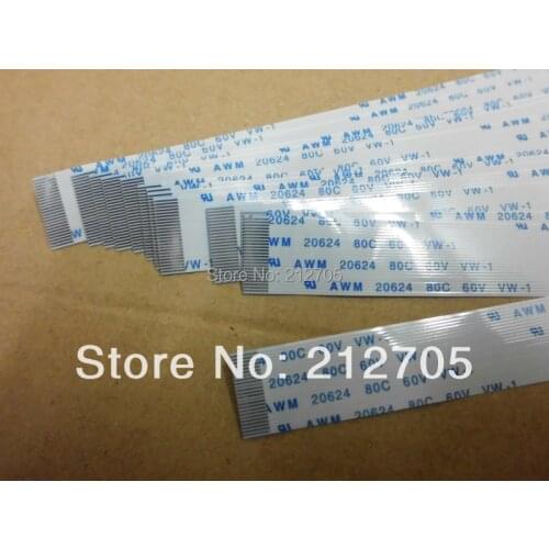 Free Shipping FFC 1.0pitch 24pin 150mm long type A Flexible Flat Cable For TTL LCD DVD Computer Printer AWM 80C 60V VW-1