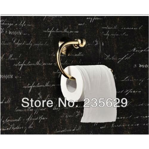Free Shipping, Wall Mounted Toilet Roll Holder,Antiqued Solid Brass Toilet Roll Holder - Dispenser for toilet rolls