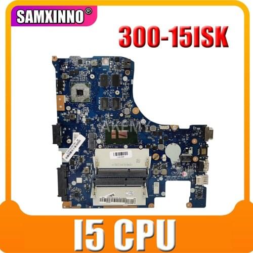 BMWQ1 BMWQ2 NM-A481 For Lenovo IdeaPad 300-15 300-15ISK Laptop Motherboard 15.6 inch SR2EY i5-6200U CPU Radeon R5 M330 GPU