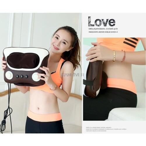 Household multifunctional cervical lumbar massage neck lumbar back shoulder massage pillow cushion for leaning on